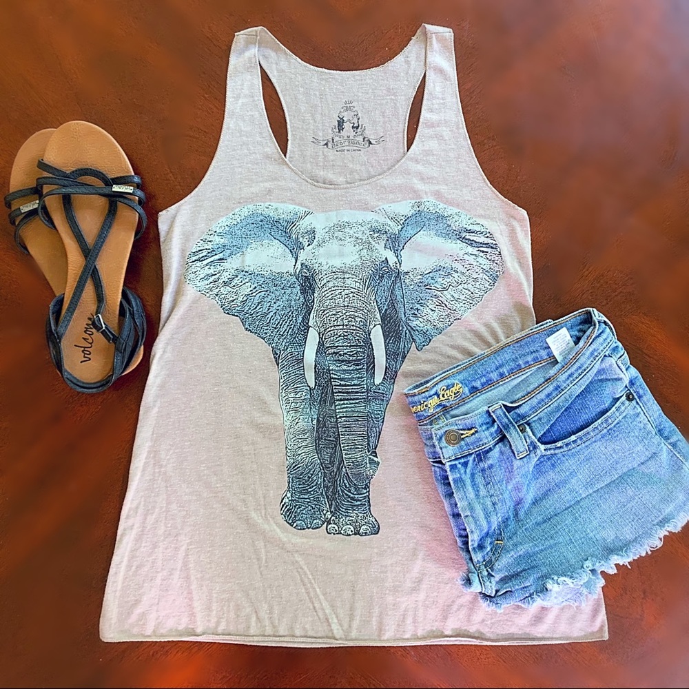 Elephant Graphic Tank Top